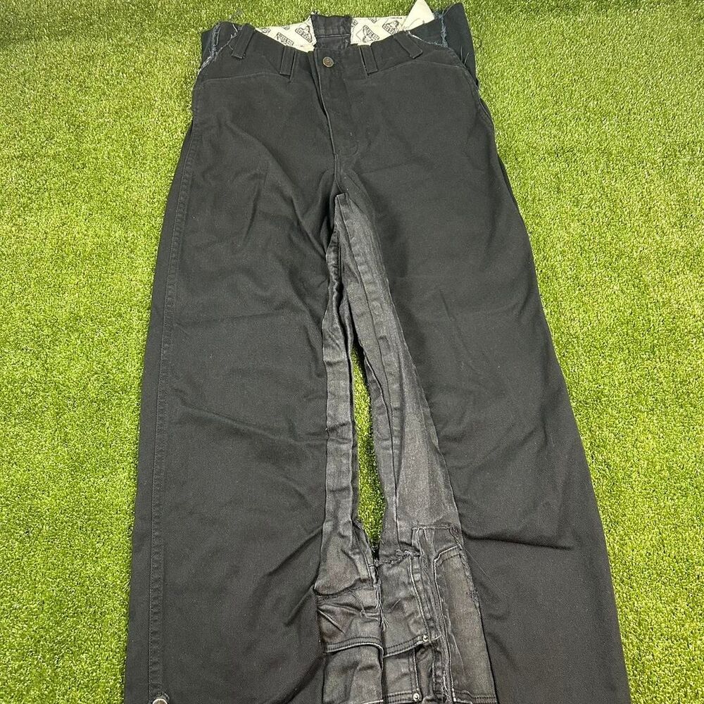 Ben-davis Men's Black and Navy Trousers